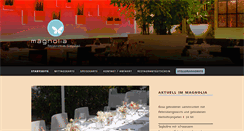 Desktop Screenshot of magnolia-restaurant.de